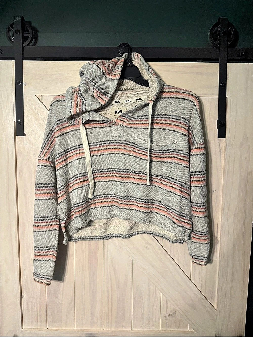 Madewell MWL Superbrushed Easygoing Hoodie Sweatshirt Superbrushed Easygoing